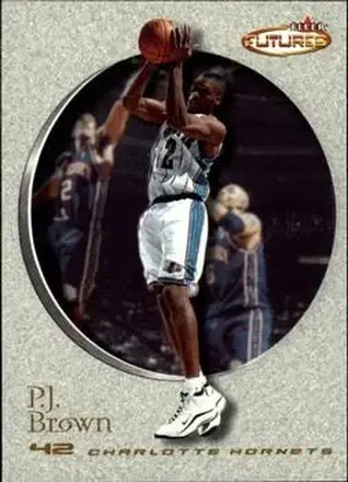 2000-01 Fleer Futures #53 - P.J. Brown - Charlotte Hornets 2000-01 Fleer Futures #53 - P.J. Brown - Charlotte Hornets