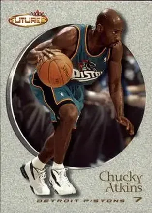 2000-01 Fleer Futures #60 - Chucky Atkins - Detroit Pistons 2000-01 Fleer Futures #60 - Chucky Atkins - Detroit Pistons