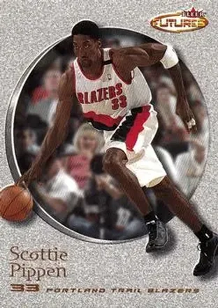 2000-01 Fleer Futures #70 - Scottie Pippen - Portland Trail Blazers 2000-01 Fleer Futures #70 - Scottie Pippen - Portland Trail Blazers
