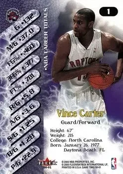 Back of Vince Carter