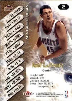 Back of Raef LaFrentz