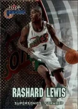 2000-01 Fleer Game Time #6 Rashard Lewis