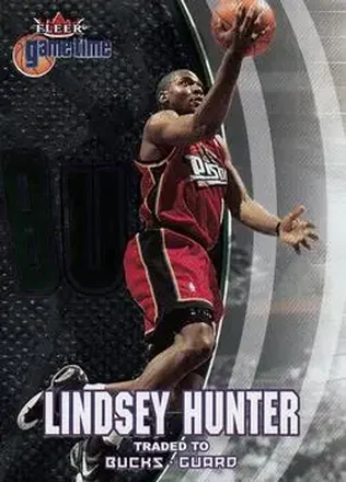 2000-01 Fleer Game Time #9 - Lindsey Hunter - Milwaukee Bucks 2000-01 Fleer Game Time #9 - Lindsey Hunter - Milwaukee Bucks
