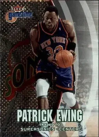 2000-01 Fleer Game Time #14 - Patrick Ewing - Seattle SuperSonics 2000-01 Fleer Game Time #14 - Patrick Ewing - Seattle SuperSonics