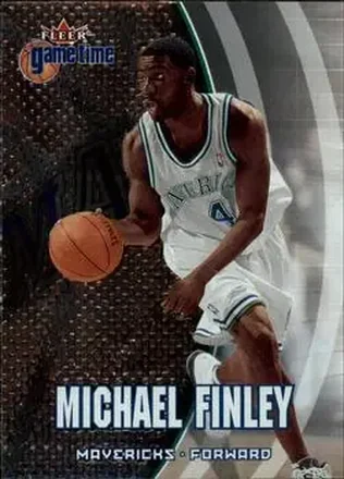 2000-01 Fleer Game Time #16 - Michael Finley - Dallas Mavericks 2000-01 Fleer Game Time #16 - Michael Finley - Dallas Mavericks