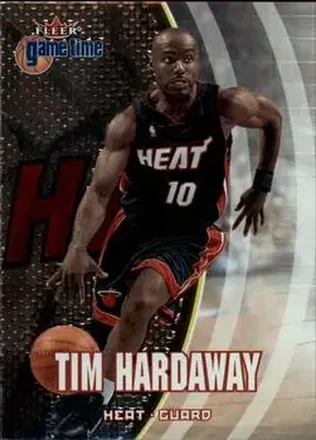 2000-01 Fleer Game Time #17 - Tim Hardaway - Miami Heat