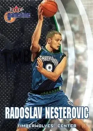 2000-01 Fleer Game Time #41 - Rasho Nesterović - Minnesota Timberwolves 2000-01 Fleer Game Time #41 - Rasho Nesterović - Minnesota Timberwolves