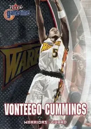 2000-01 Fleer Game Time #43 - Vonteego Cummings - Golden State Warriors 2000-01 Fleer Game Time #43 - Vonteego Cummings - Golden State Warriors