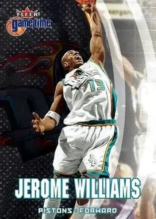 2000-01 Fleer Game Time #45 - Jerome Williams - Detroit Pistons