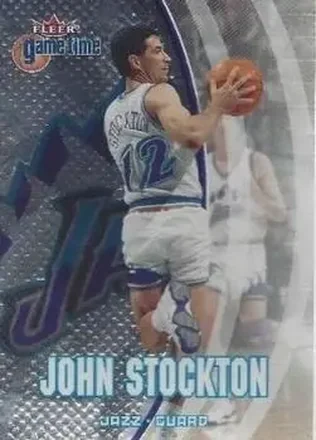 2000-01 Fleer Game Time #46 - John Stockton - Utah Jazz 2000-01 Fleer Game Time #46 - John Stockton - Utah Jazz