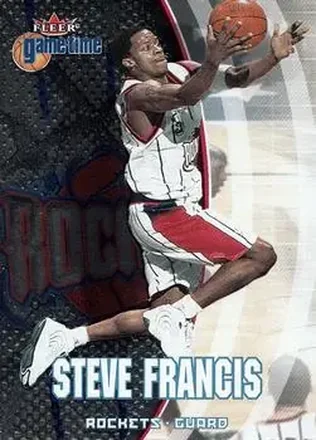 2000-01 Fleer Game Time #50 - Steve Francis - Houston Rockets