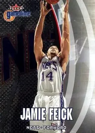 2000-01 Fleer Game Time #51 - Jamie Feick - New Jersey Nets
