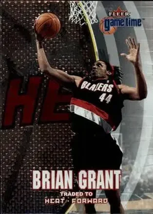 2000-01 Fleer Game Time #61 - Brian Grant - Miami Heat 2000-01 Fleer Game Time #61 - Brian Grant - Miami Heat