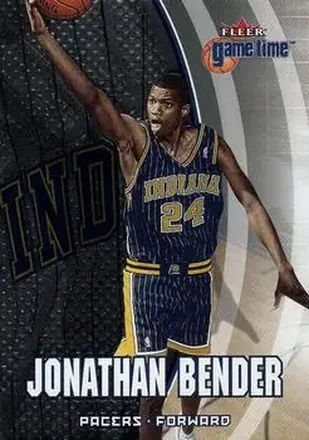 2000-01 Fleer Game Time #64 - Jonathan Bender - Indiana Pacers
