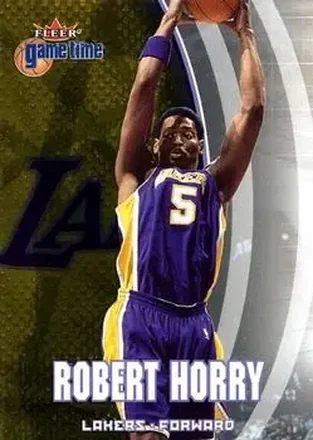 2000-01 Fleer Game Time #71 - Robert Horry - Los Angeles Lakers