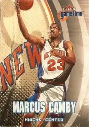 2000-01 Fleer Game Time #74 - Marcus Camby - New York Knicks 2000-01 Fleer Game Time #74 - Marcus Camby - New York Knicks