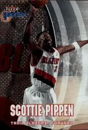2000-01 Fleer Game Time #75 - Scottie Pippen - Portland Trail Blazers 2000-01 Fleer Game Time #75 - Scottie Pippen - Portland Trail Blazers