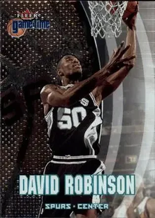2000-01 Fleer Game Time #76 - David Robinson - San Antonio Spurs