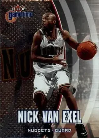 2000-01 Fleer Game Time #83 - Nick Van Exel - Denver Nuggets
