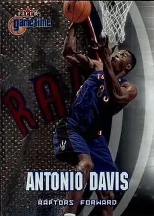 2000-01 Fleer Game Time #85 - Antonio Davis - Toronto Raptors