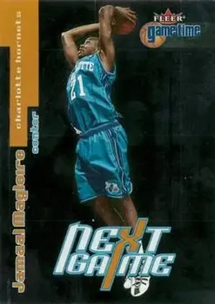 2000-01 Fleer Game Time #91 - Jamaal Magloire - Charlotte Hornets