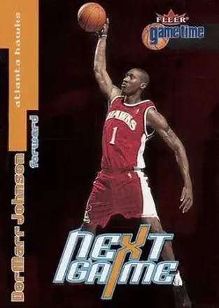 2000-01 Fleer Game Time #92 - DerMarr Johnson - Atlanta Hawks