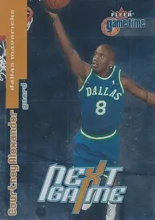 2000-01 Fleer Game Time #98 - Courtney Alexander - Dallas Mavericks