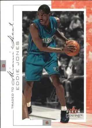 2000-01 Fleer Genuine #14 - Eddie Jones - Miami Heat