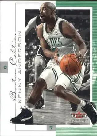 2000-01 Fleer Genuine #21 - Kenny Anderson - Boston Celtics 2000-01 Fleer Genuine #21 - Kenny Anderson - Boston Celtics