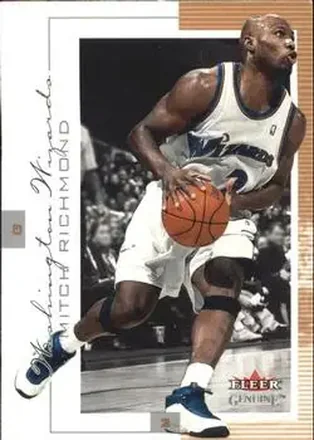 2000-01 Fleer Genuine #28 - Mitch Richmond - Washington Wizards