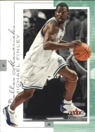 2000-01 Fleer Genuine #33 - Michael Finley - Dallas Mavericks 2000-01 Fleer Genuine #33 - Michael Finley - Dallas Mavericks