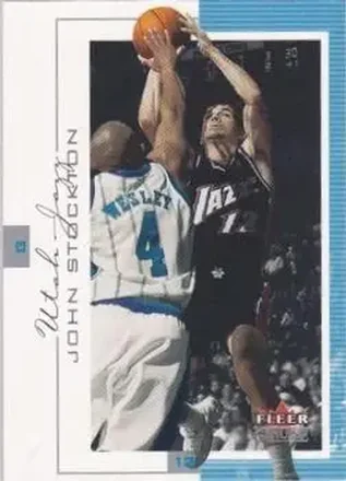 2000-01 Fleer Genuine #36 - John Stockton - Utah Jazz 2000-01 Fleer Genuine #36 - John Stockton - Utah Jazz