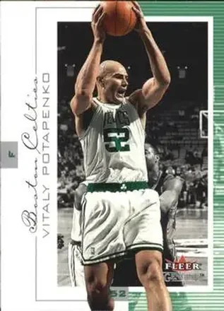 2000-01 Fleer Genuine #37 - Vitaly Potapenko - Boston Celtics