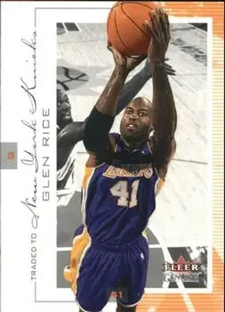 2000-01 Fleer Genuine #38 - Glen Rice - New York Knicks 2000-01 Fleer Genuine #38 - Glen Rice - New York Knicks