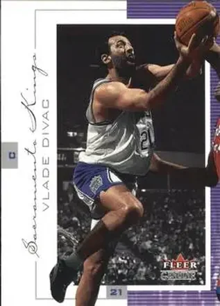 2000-01 Fleer Genuine #39 - Vlade Divac - Sacramento Kings