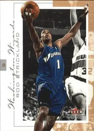 2000-01 Fleer Genuine #44 - Rod Strickland - Washington Wizards