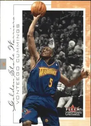 2000-01 Fleer Genuine #51 - Vonteego Cummings - Golden State Warriors 2000-01 Fleer Genuine #51 - Vonteego Cummings - Golden State Warriors