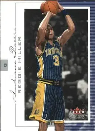 2000-01 Fleer Genuine #56 - Reggie Miller - Indiana Pacers