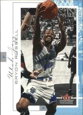 2000-01 Fleer Genuine #58 - Bryon Russell - Utah Jazz