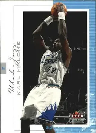 2000-01 Fleer Genuine #61 - Karl Malone - Utah Jazz