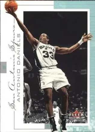 2000-01 Fleer Genuine #65 - Antonio Daniels - San Antonio Spurs 2000-01 Fleer Genuine #65 - Antonio Daniels - San Antonio Spurs