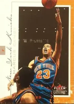 2000-01 Fleer Genuine #68 - Marcus Camby - New York Knicks 2000-01 Fleer Genuine #68 - Marcus Camby - New York Knicks