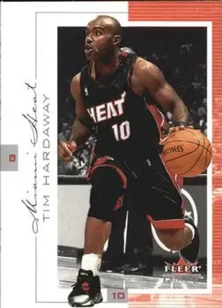 2000-01 Fleer Genuine #71 - Tim Hardaway - Miami Heat