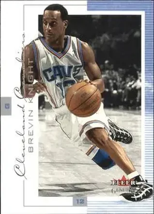 2000-01 Fleer Genuine #74 - Brevin Knight - Cleveland Cavaliers