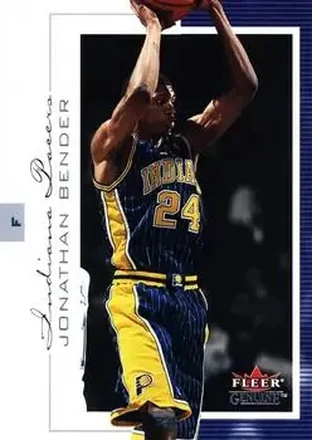 2000-01 Fleer Genuine #79 - Jonathan Bender - Indiana Pacers