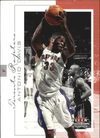 2000-01 Fleer Genuine #81 - Antonio Davis - Toronto Raptors