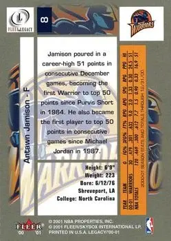 Back of Antawn Jamison
