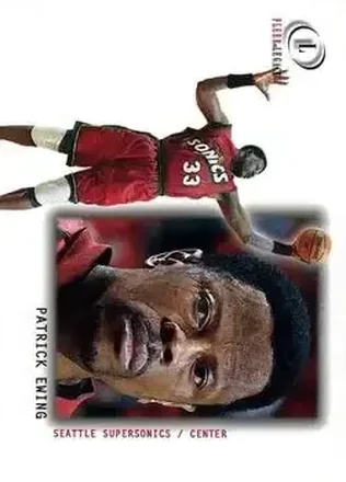 2000-01 Fleer Legacy #12 - Patrick Ewing - Seattle SuperSonics 2000-01 Fleer Legacy #12 - Patrick Ewing - Seattle SuperSonics