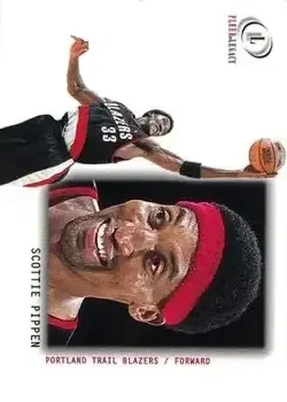 2000-01 Fleer Legacy #19 - Scottie Pippen - Portland Trail Blazers 2000-01 Fleer Legacy #19 - Scottie Pippen - Portland Trail Blazers