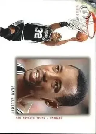 2000-01 Fleer Legacy #63 - Sean Elliott - San Antonio Spurs